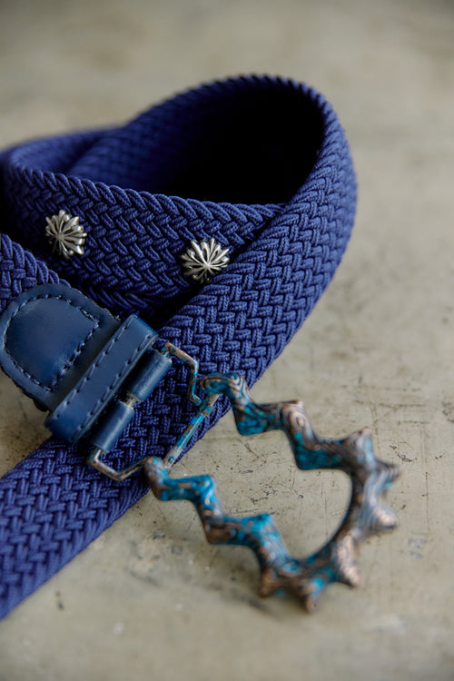Blue Striped - HOLLOW Belt
